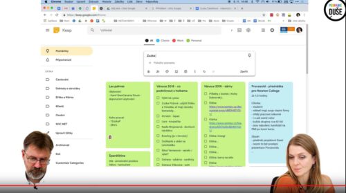 Online úkolník - co všechno umí praktický úkolník Google Keep